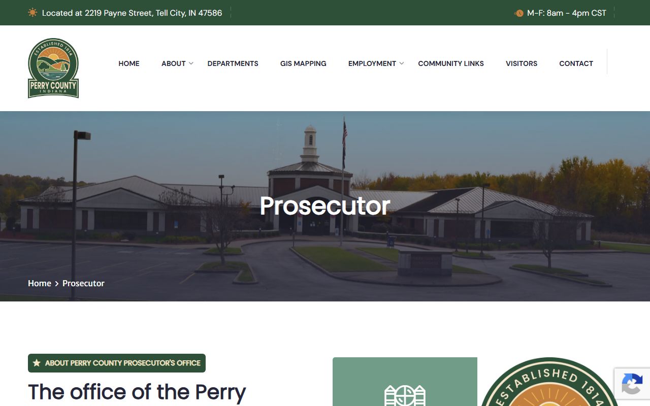 Perry County court records prosecutor and court charge information