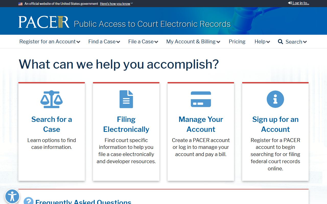 Perry County divorce records PACER federal court boundary